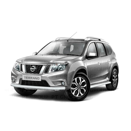 Защита переднего бампера одинарная d63мм ИСКРА (ППК) RENAULT Duster 2016-/ NISSAN Terrano 2014- купить недорого с доставкой в Красноярск