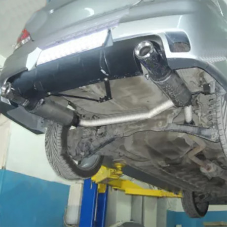 Нижнее крепление заднего бампера "EVO" для Mitsubishi Lancer IX (2003-2009) купить недорого с доставкой в Красноярск