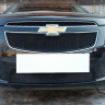 Защита радиатора "Standart" Chevrolet Cruze (2008-2013) верх, чёрная купить недорого с доставкой в Красноярск