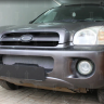 Защита радиатора "Standart" Hyundai Santa Fe (2000-2006) низ, хром купить недорого с доставкой в Красноярск