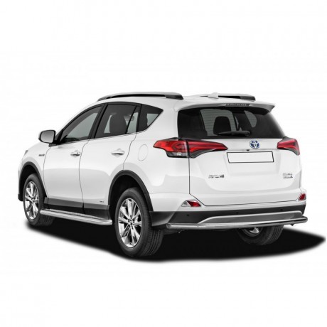 Защита заднего бампера «Труба» (d51) для Toyota RAV4 рестайлинг, (2015-н.в.)(Окрашенное) купить недорого с доставкой в Красноярск