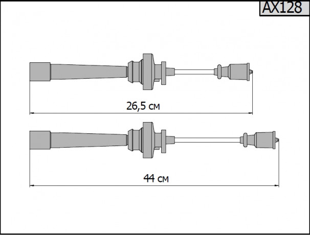 Провода высоковольтные Mitsubishi 4G92, 4G13, 4G18, 4G93, 4G63, 4G64, 4G69 (комплект) купить недорого с доставкой в Красноярск