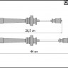 Провода высоковольтные Mitsubishi 4G92, 4G13, 4G18, 4G93, 4G63, 4G64, 4G69 (комплект) купить недорого с доставкой в Красноярск