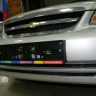 Защита радиатора "Standart" Chevrolet Lacetti седан (2004-2013) чёрная купить недорого с доставкой в Красноярск