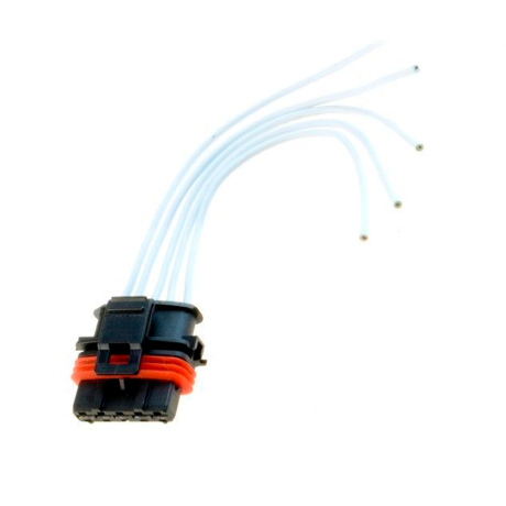 Разъем к датчику массового расхода воздуха BOSCH для B@3 2108-21099, 2110-2112, 2113-2115, 21214 (с проводами сечением 0,5 кв.мм, длина 120 мм) купить недорого с доставкой в Красноярск