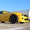 Накладка (юбка) переднего бампера (цельная) для Chevrolet Camaro SS (2009-2012) купить недорого с доставкой в Красноярск