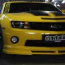 Накладка (юбка) переднего бампера (цельная) для Chevrolet Camaro SS (2009-2012) купить недорого с доставкой в Красноярск