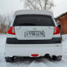Накладка на задний бампер "Mugen style" для Hyundai Getz рестайлинг (2004-2007 г.в.) купить недорого с доставкой в Красноярск