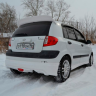 Накладка на задний бампер "Mugen style" для Hyundai Getz рестайлинг (2004-2007 г.в.) купить недорого с доставкой в Красноярск