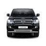 Защита переднего бампера двойная d63/63мм (НПС) Toyota Land Cruiser 200 (2014-н.в.) купить недорого с доставкой в Красноярск
