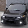 Решетка радиатора "Sport" (без сетки) var №1 для Honda Accord VIII (2008-2010) купить недорого с доставкой в Красноярск