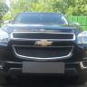 Защита радиатора "Standart" Chevrolet Trailblazer (2012-2015) чёрная купить недорого с доставкой в Красноярск