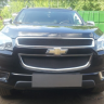 Защита радиатора "Standart" Chevrolet Trailblazer (2012-2015) чёрная купить недорого с доставкой в Красноярск