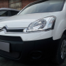 Защита радиатора "Standart" Citroen Berlingo рестайлинг (2008-2016) чёрная купить недорого с доставкой в Красноярск