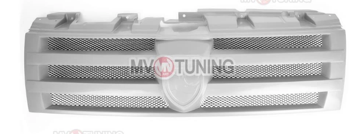 Решетка радиатора (под логотип) "Broomer Design" var №2 для Mitsubishi Pajero 4 (2006-2015) купить недорого с доставкой в Красноярск