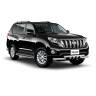Защита переднего бампера двойная с зубьями d63/63мм (НПС) Toyota Land Cruiser Prado 150 (2013-2016 г.в.) купить недорого с доставкой в Красноярск