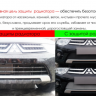 Защита радиатора "Standart" Citroen C3 Picasso (2012-2016) чёрная купить недорого с доставкой в Красноярск