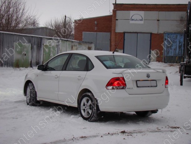 Спойлер высокий для VW Polo Sedan (2010-2020) купить недорого с доставкой в Красноярск