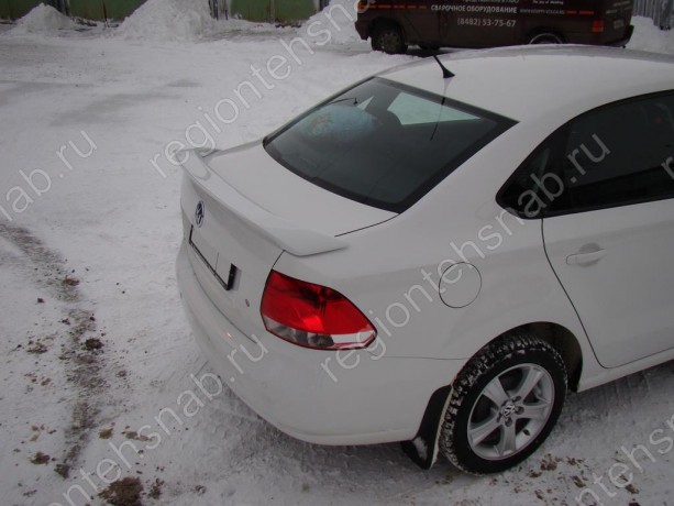 Спойлер высокий для VW Polo Sedan (2010-2020) купить недорого с доставкой в Красноярск