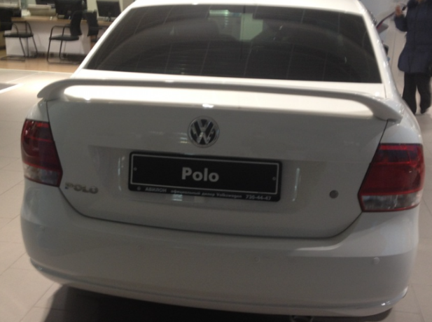 Спойлер высокий для VW Polo Sedan (2010-2020) купить недорого с доставкой в Красноярск