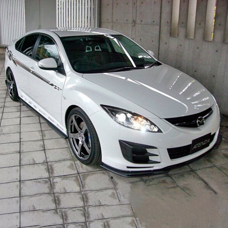 Сплиттер на передний бампер "KENSTYLE" (Спорт) для Mazda 6 GH дорестайлинг (2007-2011) купить недорого с доставкой в Красноярск