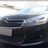 Защита радиатора "Standart" Citroen C4 седан (2013-2016) чёрная купить недорого с доставкой в Красноярск