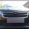 Защита радиатора "Standart" Citroen C4 седан (2013-2016) чёрная купить недорого с доставкой в Красноярск