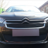 Защита радиатора "Standart" Citroen C4 седан (2013-2016) чёрная купить недорого с доставкой в Красноярск
