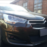 Защита радиатора "Standart" Citroen C4 седан (2013-2016) чёрная купить недорого с доставкой в Красноярск