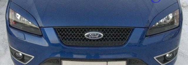 Накладки на фары (реснички) широкие var №2 для Ford Focus 2 (2004-2008) купить недорого с доставкой в Красноярск