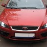 Накладки на фары (реснички) широкие var №2 для Ford Focus 2 (2004-2008) купить недорого с доставкой в Красноярск
