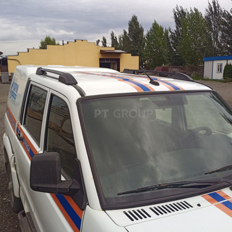 Рейлинги (Черный муар) U@Z Pickup 2008- купить недорого с доставкой в Красноярск