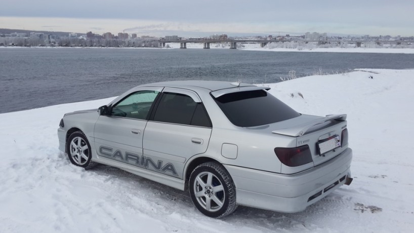 Накладка на задний бампер Toyota Carina (210) Рестайлинг купить недорого с доставкой в Красноярск
