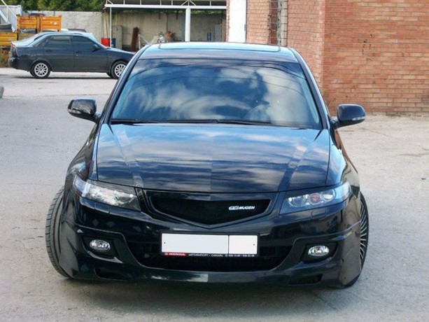 Накладки на фары (реснички) широкие для Honda Accord VII (2004-2008) купить недорого с доставкой в Красноярск