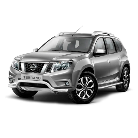 Защита переднего бампера d63мм "Волна" (НПС) Nissan Terrano (2014-н.в.) купить недорого с доставкой в Красноярск