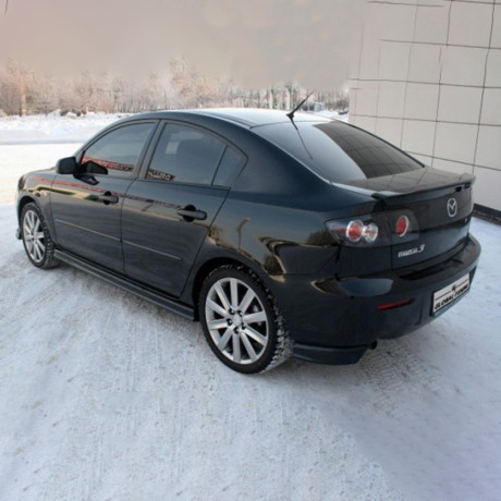 Лип спойлер "GT" для Mazda 3 (седан) купить недорого с доставкой в Красноярск