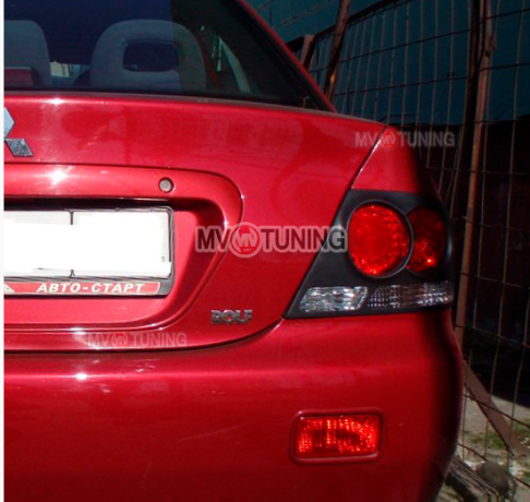 Накладки на задние фонари для Mitsubishi Lancer IX (2003-2009) купить недорого с доставкой в Красноярск