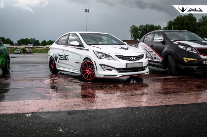 Аэродинамический обвес "ZEUS" Hyundai Solaris 2015-н.в. Рестайлинг купить недорого с доставкой в Красноярск