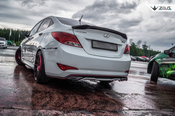 Аэродинамический обвес "ZEUS" Hyundai Solaris 2015-н.в. Рестайлинг купить недорого с доставкой в Красноярск