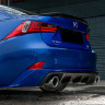 Диффузор заднего бампера №1 (с килями) для Lexus IS III (с 2013-2022) купить недорого с доставкой в Красноярск
