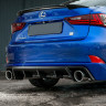 Диффузор заднего бампера №1 (с килями) для Lexus IS III (с 2013-2022) купить недорого с доставкой в Красноярск