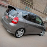 Накладка на задний бампер "Modulo" для Honda Fit GD купить недорого с доставкой в Красноярск