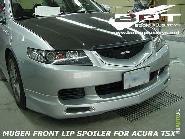 Накладка на передний бампер "Mugen" Honda Accord/Torneo (Кузова CL7, CL8, CL9) Дорестайлинг купить недорого с доставкой в Красноярск