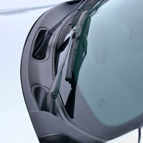 Накладка в проем стеклоочистителей (жабо) (ABS) RENAULT Duster (2012-2020 г.в.) купить недорого с доставкой в Красноярск