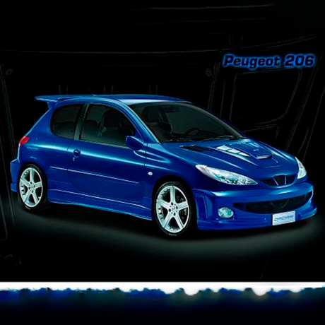 Бампер передний "WRC Style" для Peugeot 206 купить недорого с доставкой в Красноярск