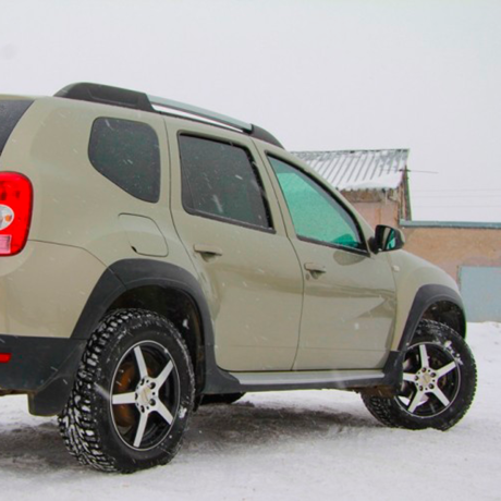Накладки на колесные арки Renault Duster "АртФорм" (2011-2015 г.в.) купить недорого с доставкой в Красноярск