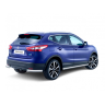Защита заднего бампера угловая d63мм (НПС) Nissan Qashqai (2014-2016 г.в.) купить недорого с доставкой в Красноярск