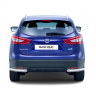 Защита заднего бампера угловая d63мм (НПС) Nissan Qashqai (2014-2016 г.в.) купить недорого с доставкой в Красноярск