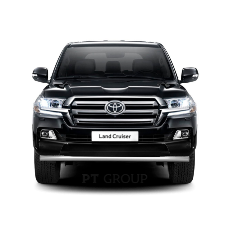 Защита переднего бампера одинарная d63мм (НПС) Toyota Land Cruiser 200 (2014-н.в.) купить недорого с доставкой в Красноярск