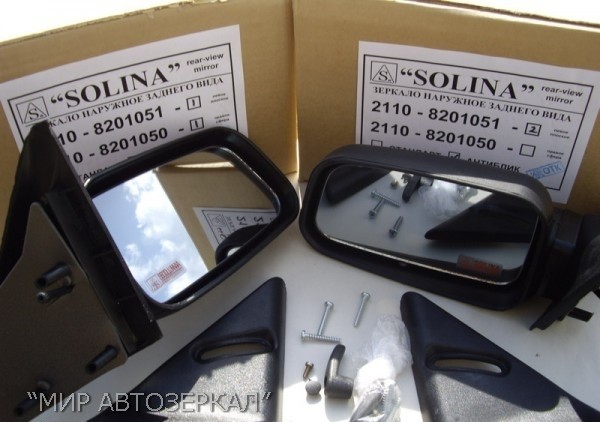 Зеркала заднего вида B@3 2110 "SOLINA", штатные купить недорого с доставкой в Красноярск